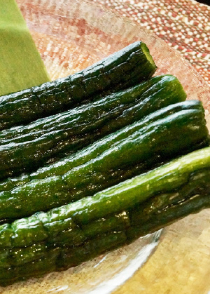 辛子胡瓜漬け
