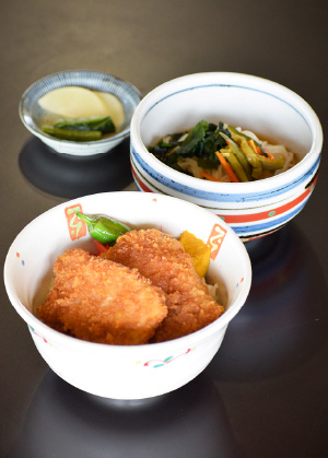 タレカツ丼セット