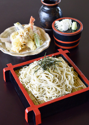 天ざるそばorうどん
